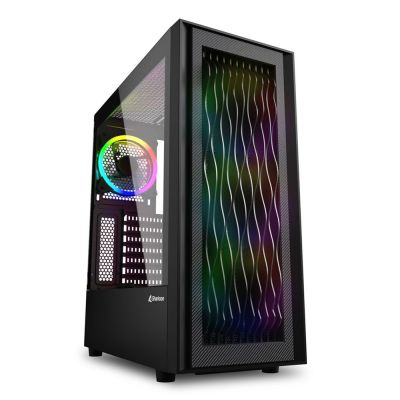 ATX 2XU3,1XUSB-C,TEMP GLASS, 4X120 ARGB,FRONT MESH